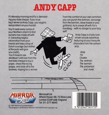 Andy Capp (F) (1987) box cover back